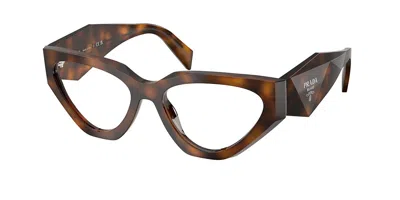 Prada Pr C07v 20d1o1 Occhiali Da Vista Tartarugatishell Per Donna (solo Montatura) In Neutral