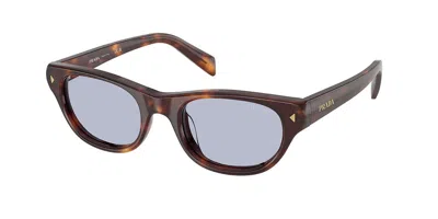 Prada Pr C08s 15w30x Women's Sunglasses Tortoiseshell Size 50 In Black