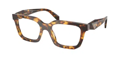 Prada Pr C08v 14l1o1 Occhiali Da Vista Tartarugatishell Per Donna (solo Montatura) In Neutral