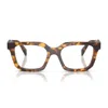 Prada Pr C08v Pr C08v 14l1o1 Miele Tartarugato Glasses In Brown