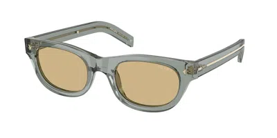 Prada Pr C09s 21j70r Men's Sunglasses Grey Size 51 In Burgundy