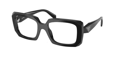 Prada Pr C09vf Asian Fit 16k1o1 Women's Glasses Black Size 54 - Free Lenses - Blue Light Block Available