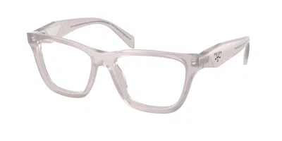 Prada Pr C10v 29g1o1 Occhiali Da Vista Bianchi Per Donna (solo Montatura) In Pink