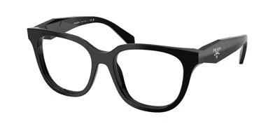 Prada Pr C11v 16k1o1 Occhiali Da Vista Neri Per Donna (solo Montatura) In Black