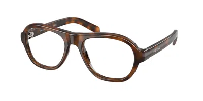 Prada Pr C12vf Vestibilità Orientale 20d1o1 Occhiali Da Vista Tartarugatishell Per Donna (solo Montatura) In Green