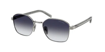 Prada Pr C50s 5av90s Occhiali Da Sole Gunmetal Per Uomo In Gray