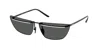 Prada Pr C52s Yc460t Occhiali Da Sole Neri Per Donna In Black