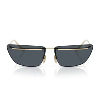 Prada Pr C52s Zvn70b Oro Pallido Sunglasses In Gold