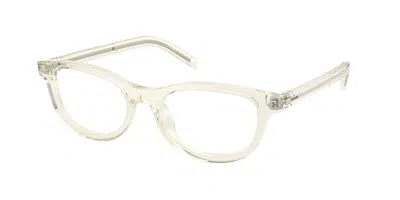 Prada Pr D01vu 12x1o1 Women's Glasses Yellow Size 50 - Free Lenses - Blue Light Block Available In Multi