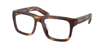 Prada Pr D02v 15w1o1 Men's Glasses Tortoiseshell Size 52 - Free Lenses - Blue Light Block Available In Multi