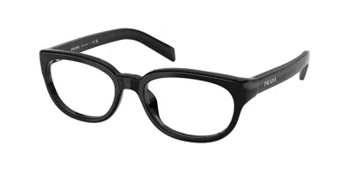 Prada Pr D03vu 16k1o1 Women's Glasses Black Size 52 - Free Lenses - Blue Light Block Available In Green