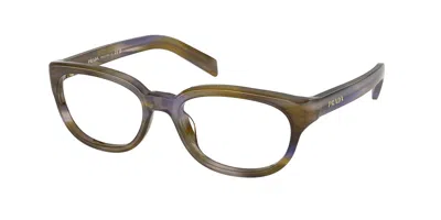 Prada Pr D03vu 23g1o1 Women's Glasses Tortoiseshell Size 52 - Free Lenses - Blue Light Block Available In Animal Print