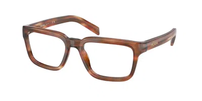 Prada Pr D04vf Asian Fit Women's Glasses, Tortoiseshell, Size 55 In Brown