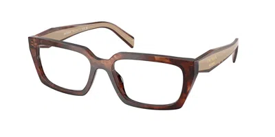 Prada Pr D05v 00k1o1 Women's Glasses Tortoiseshell Size 55 - Free Lenses - Blue Light Block Available In Caramel Tortoise