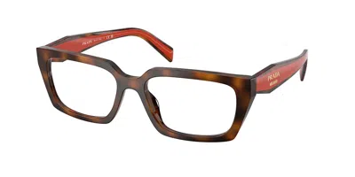 Prada Pr D05vf Asian Fit Women's Glasses, Tortoiseshell, Size 55 In Brown