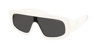 Prada Pr D10s 17k08z Men's Sunglasses White Size 124
