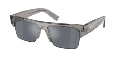 Prada Pr D12su 16z30z Men's Sunglasses Grey Size 55
