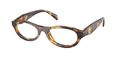 Prada Pr D18v 14l1o1 Women's Glasses Tortoiseshell Size 51 - Free Lenses - Blue Light Block Available In Honey Tortoise