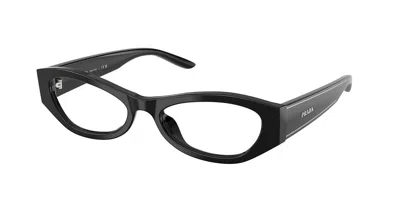 Prada Pr D19vu 16k1o1 Women's Glasses Black Size 52 - Free Lenses - Blue Light Block Available