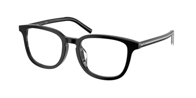 Prada Pr D21vd Asian Fit 29o1o1 Men's Glasses Black Size 52 - Free Lenses - Blue Light Block Available In Black,basalt Horn