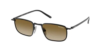 Prada Pr D52s 1ab20u Men's Sunglasses Black Size 49 In Brown