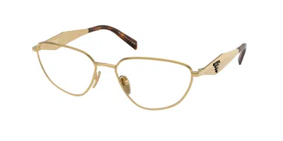 Prada Pr D52v Women's Glasses, Gold, Size 54