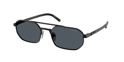 Prada Pr D54s 7ab70b Men's Sunglasses Black Size 55