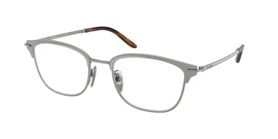 Prada Pr D54v 28p1o1 Men's Glasses Gunmetal Size 52 - Free Lenses - Blue Light Block Available In Satin Gunmetal,grey