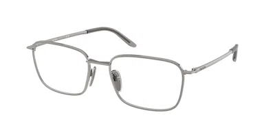 Prada Pr D55v 5av1o1 Men's Glasses Gunmetal Size 53 - Free Lenses - Blue Light Block Available