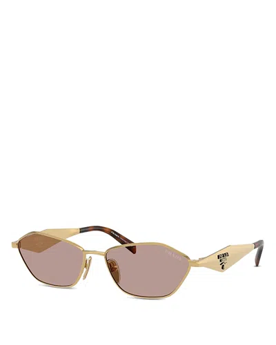 PRADA PR OVAL SUNGLASSES, 57MM