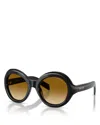 Prada Full-frame Sunglasses In Gold