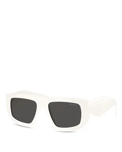 Prada Pr Square Sunglasses, 53mm In Brown