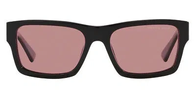 Pre-owned Prada Pr Sunglasses Black / Fuchsia Crystal Polarized 53mm 100% Authentic In Pink