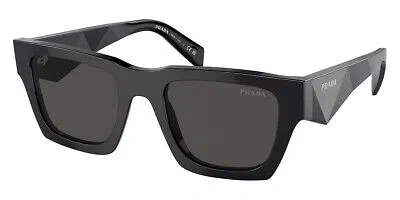 Pre-owned Prada Pr Sunglasses Men Black / Dark Gray 50mm 100% Authentic