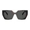 Prada Square-frame Sunglasses In Marrone