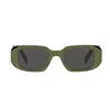 Prada Woman Sunglasses Pr 17ws In 13n5s0 Green