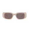 Prada Eyewear Rectangular Frame Sunglasses In Vyj6x1 Nude