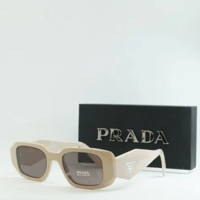 Pre-owned Prada Pr17ws Vyj6x1 Powder/purple Brown 49-20-145 Sunglasses