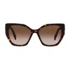 Prada Pr19zs Symbole 2au6s1 Havana Sunglasses In Brown
