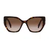 Prada Pr19zs Symbole 2au6s1 Havana Sunglasses In Brown