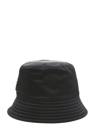 Prada Pr255986bm Nylon Bucket Hat In Black