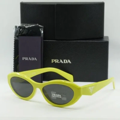 Pre-owned Prada Pr26zs 13l08z Cedar/dark Grey 55-16-145 Sunglasses In Gray