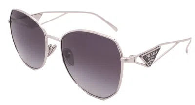 Prada Pr57ys-1bc5d1-57-18-140 In Silver