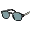 Prada 0pr A16s Square Acetate Sunglasses In Black