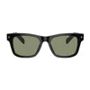 Prada 51mm Polarized Rectangular Sunglasses In Nero
