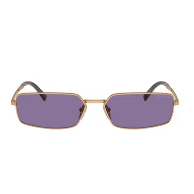 Prada Metal Pra60s Sunglasses In Brown