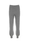 Prada Practical Cashmere-blend Joggers For Women In Gray