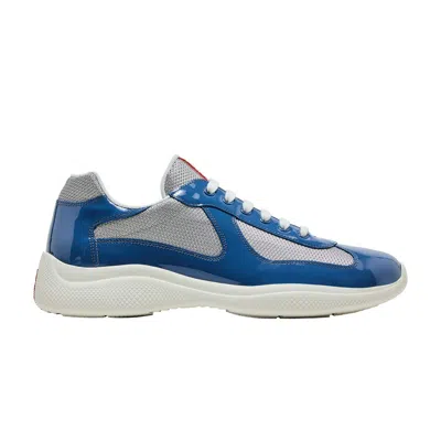 Pre-owned Prada America's Cup 'aviation Blue Silver' | Men's Size 6.5