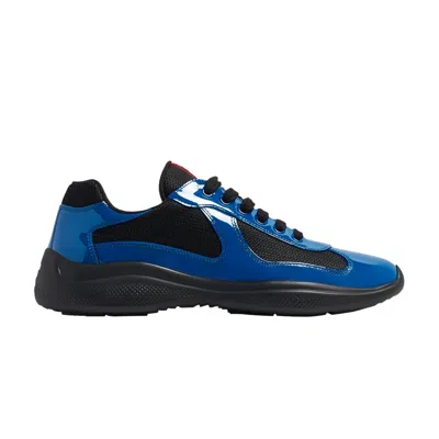 Pre-owned Prada America's Cup 'blue Black' | Men's Size 7.5