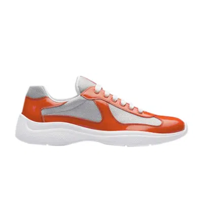 Pre-owned Prada America's Cup 'orange Silver' | Men's Size 7.5